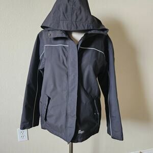 Berne Black 100% Nylon Youth Splash Insulated Jacket Large